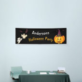 Halloween Party Personalisiert Familienname Banner (Messeveranstaltung)
