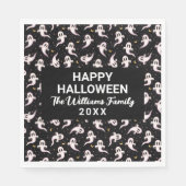 Halloween-Party Personalisiert Ghost Serviette (Vorderseite)
