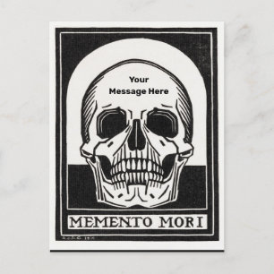 Halloween-Party Personalisiert Skeleton Geburtstag Postkarte