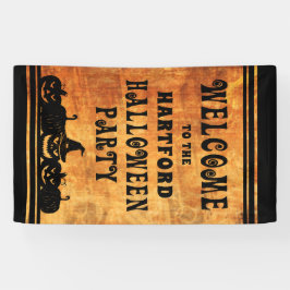 Halloween-Party Personalisiert Welcome Banner