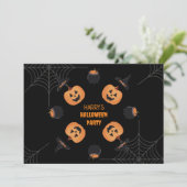 Halloween-Party Personalisierte Einladung (Stehend Vorderseite)