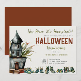 Halloween Party Pflanze Einladung