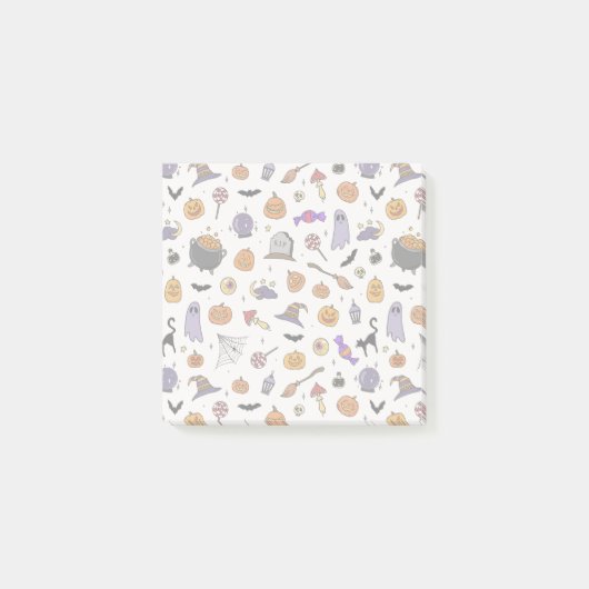 Halloween-Party Post-it Klebezettel (Vorderseite)