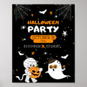 Halloween-Party Poster (Vorne)