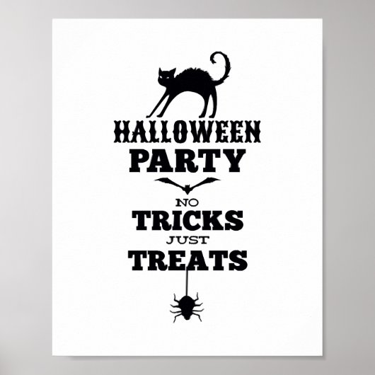 Halloween-Party Poster (Vorne)