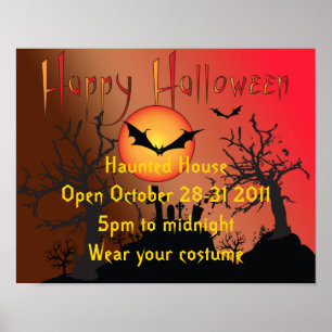 Halloween-Party Poster