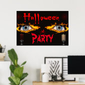 Halloween-Party Poster (Heimbüro)