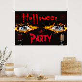 Halloween-Party Poster (Küche)