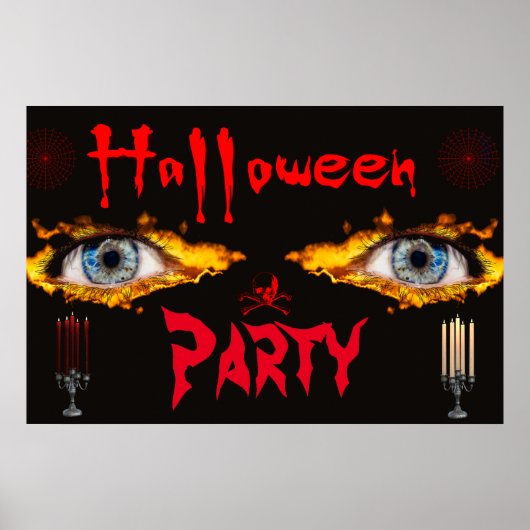 Halloween-Party Poster (Vorne)
