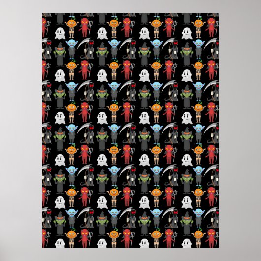 Halloween-Party Poster (Vorne)