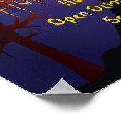 Halloween-Party Poster (Ecke)