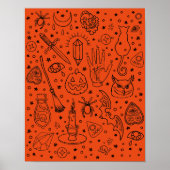 Halloween-Party Poster (Vorne)