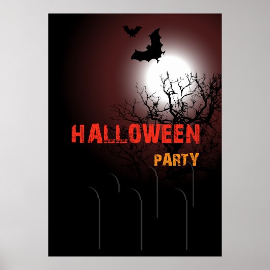Halloween-Party Poster (Vorne)