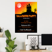 Halloween-Party Poster (Heimbüro)