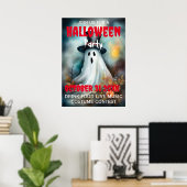 Halloween-Party Poster Einladung (Heimbüro)