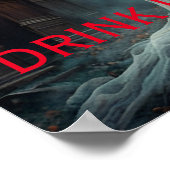 Halloween-Party Poster Einladung (Ecke)