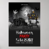 Halloween-Party Poster Einladung (Vorne)