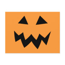 Halloween-Party-Postkarten | Kürbiskopf