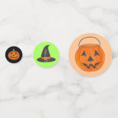 Halloween-Party Pumpkin Hexe Bat Ghost Candy Corn Konfetti (Vorderseiten)