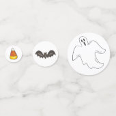 Halloween-Party Pumpkin Hexe Bat Ghost Candy Corn Konfetti (Rückseiten)