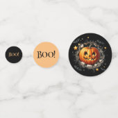 Halloween-Party Pumpkin Konfetti (Vorderseiten)