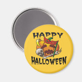 Halloween-Party Pumpkin Magnet (Vorderseite/Rückseite)
