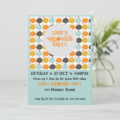 Halloween-Party Pumpkin Patch Einladung (Stehend Vorderseite)