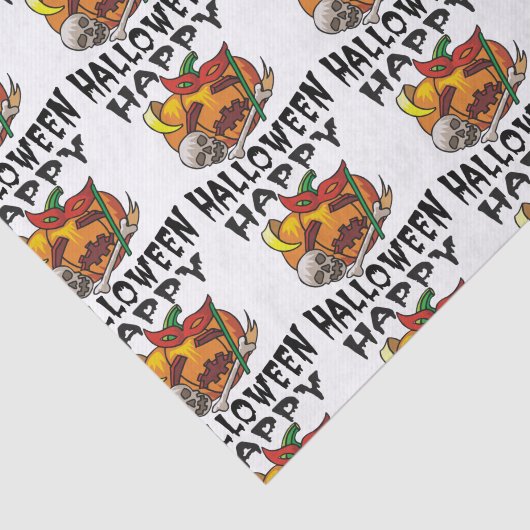 Halloween-Party Pumpkin Tissue Paper Seidenpapier (Ausschnitt)