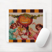 Halloween-Party Pumpkin Vintag Art Mousepad (Mit Mouse)