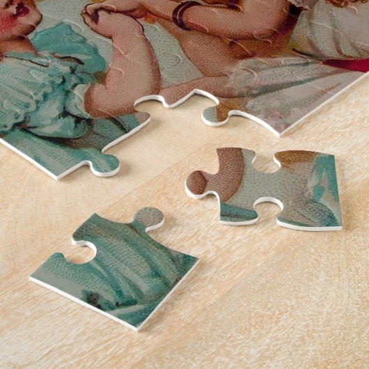 Halloween-Party Pumpkin Vintag Art Puzzle (Seite)