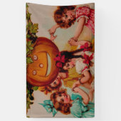 Halloween-Party Pumpkin Vintag Banner (Vertikal)