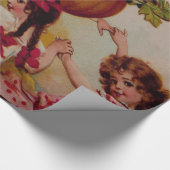 Halloween-Party Pumpkin Vintag Geschenkpapier (Ecke)