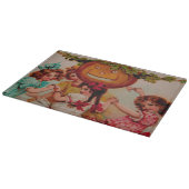 Halloween-Party Pumpkin Vintag Schneidebrett (Ecke)