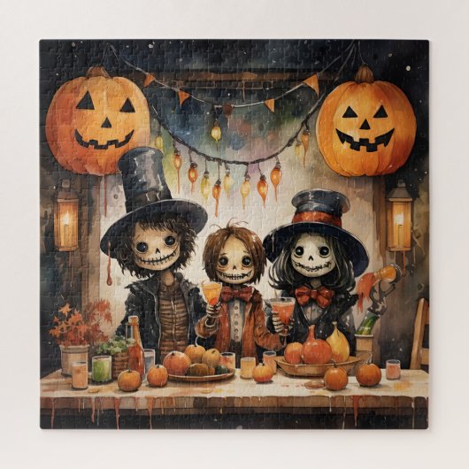 Halloween-Party-Rätsel Puzzle (Vertikal)