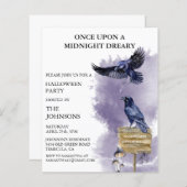 Halloween-Party Raven Crow (Vorne/Hinten)