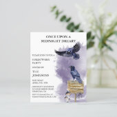 Halloween-Party Raven Crow (Stehend Vorderseite)