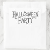 Halloween-Party Rechteckiger Aufkleber (Tasche)