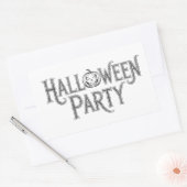Halloween-Party Rechteckiger Aufkleber (Umschlag)