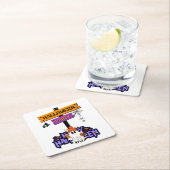 Halloween Party Rechteckiger Pappuntersetzer (Vor Ort)