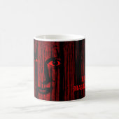 Halloween-Party Red Black Gothic Evil Horror Beäng Kaffeetasse (Mittel)