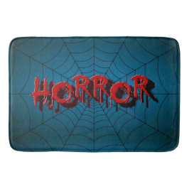 Halloween-Party Red Horror Spider Web Blue Beängst Badematte
