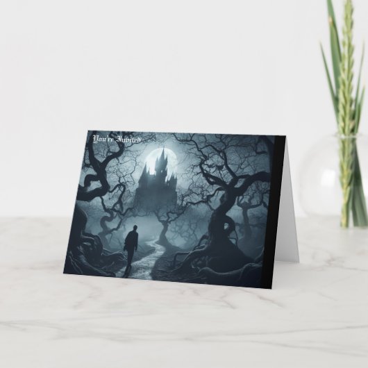 Halloween-Party-Regeln Karte (Vorderseite)