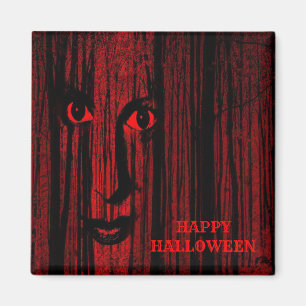 Halloween-Party Rot Schwarz Gothic Böse Horror Gru Magnet