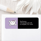 Halloween-Party-Rücksendeadresse (Insitu)