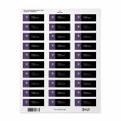 Halloween-Party-Rücksendeadresse (Vorne)