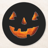 Halloween-Party Runder Pappuntersetzer (Vorderseite)