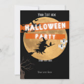 Halloween-Party Save The Date (Vorderseite)
