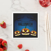 Halloween-Party Save the Date Serviette (Beispiel)