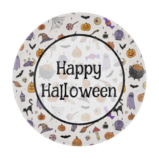 Halloween-Party Schneidebrett (Vorderseite)