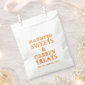 Halloween-Party School Niedlich Creepy Orange Leck Geschenktütchen (Ausgeschnitten)
